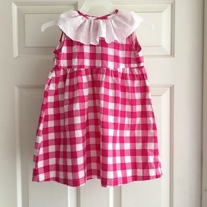 Vintage Pink Plaid Dress Size 4